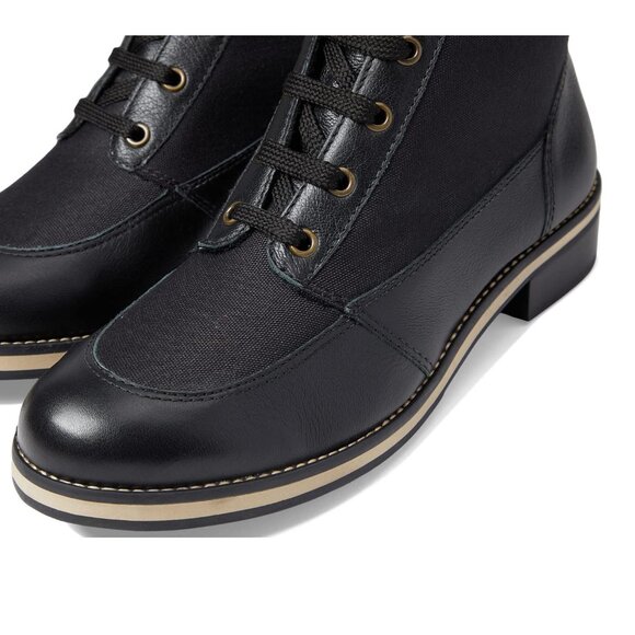 Walking Cradles Knox Black Leather/Canvas 8 M - Picture 6 of 8